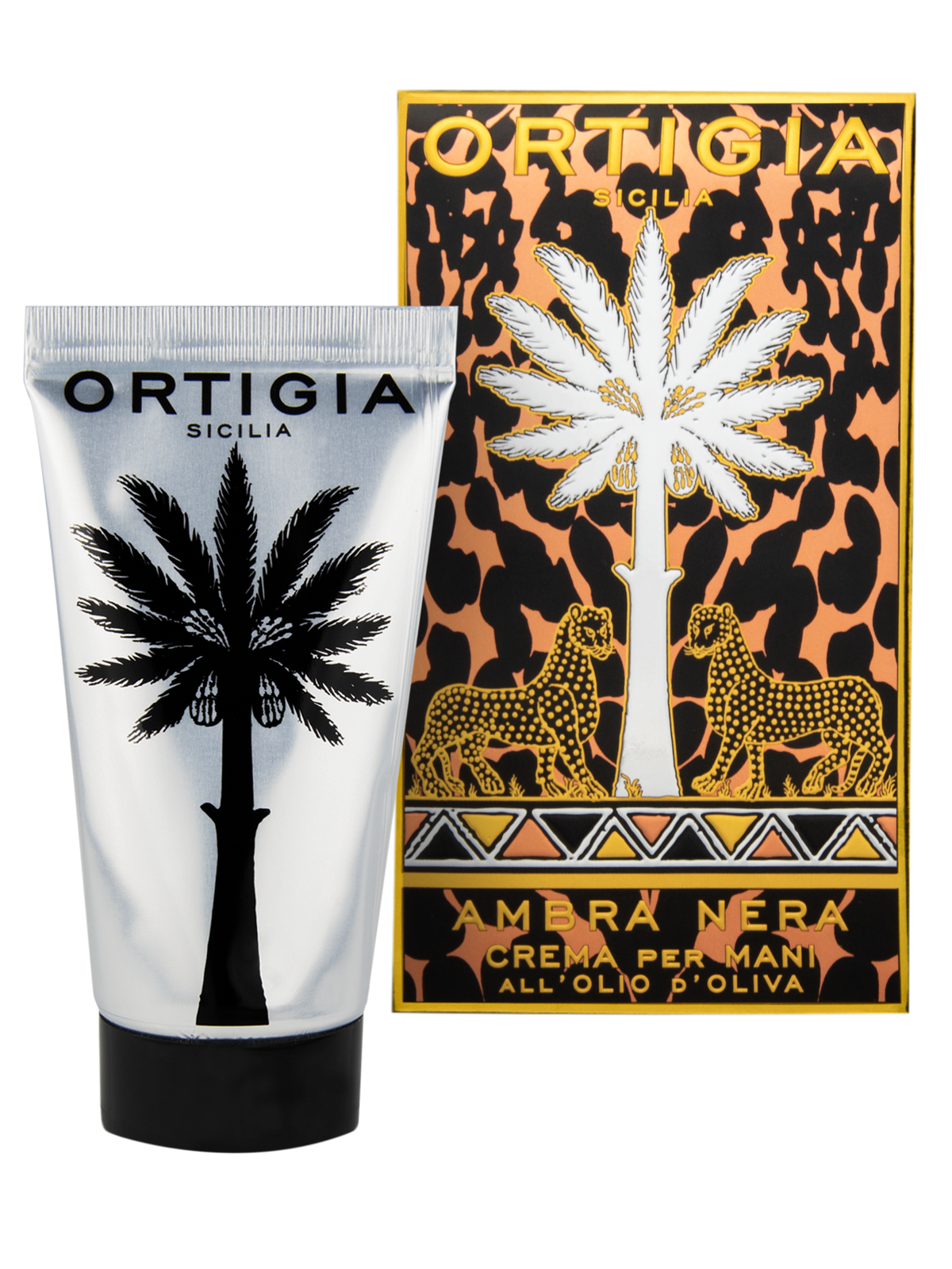 Ortigia AMBRA NERA rankų kremas 80 ml
