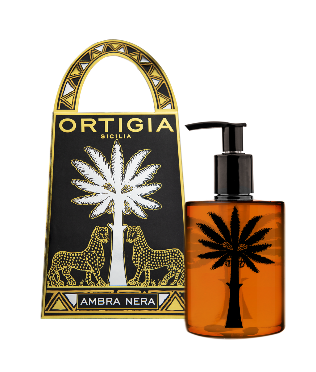 Ortigia AMBRA NERA juodoji ambra skystas muilas 300 ml