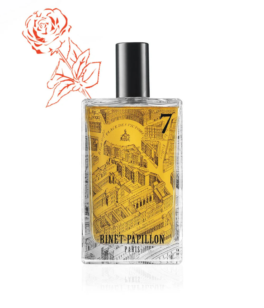 Binet Papillon Paris Nr 7 • Nemandagus • Yuzu | Rožė | Imbieras kvepalai 30 ml