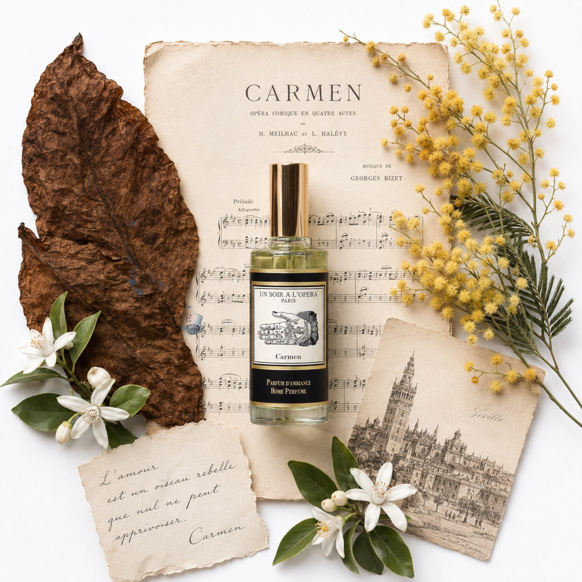 Vakaras Operoje KARMEN (tabakas, jazminas) kvapai namams 100ml
