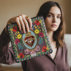 Velveto kosmetinė arba delninė TROŠKIMAS su užtrauktuku 20 × 20 cm